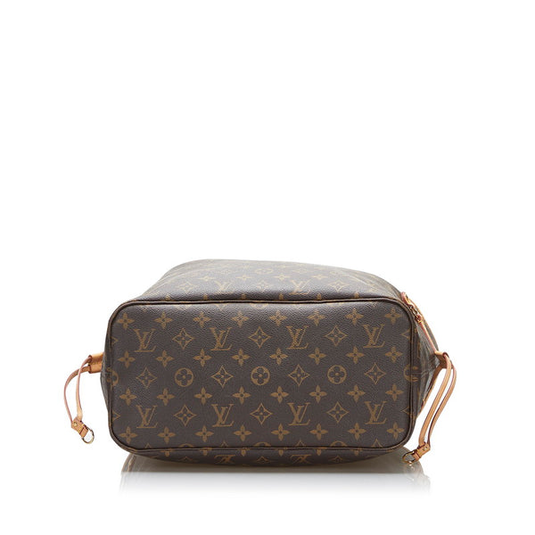ルイ ヴィトン モノグラム ネヴァーフルMM トートバッグ M40156 ブラウン PVC レザー レディース LOUIS VUITTON 【中古】