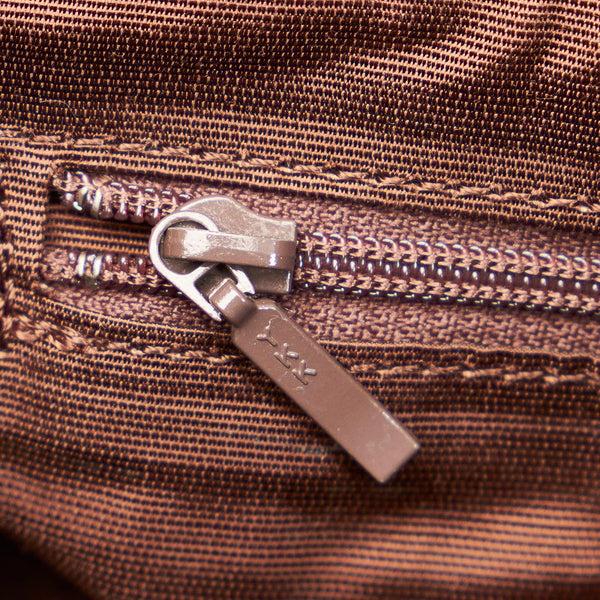 バーバリー ノバチェック ベージュ キャンバス レザー ハンドバッグ レディース BURBERRY 【中古】