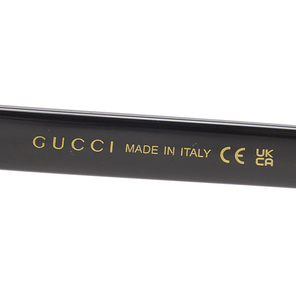 グッチ ウェリントン型 GGマーモント サングラス GG0637SK ブラック プラスチック レディース GUCCI 【中古】