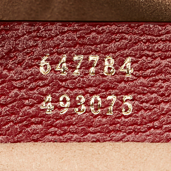 グッチ マイクロ GG スプリーム ドラえもん 斜め掛け ミニ ショルダーバッグ 647784 ブラウン ボルドー PVC レザー レディース GUCCI 【中古】