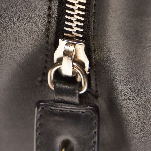 プラダ ショルダーバッグ ブラック レザー レディース PRADA 【中古】