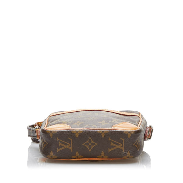 ルイ ヴィトン モノグラム ダヌーブ 斜め掛け ショルダーバッグ  M45266 ブラウン PVC レザー レディース LOUIS VUITTON 【中古】