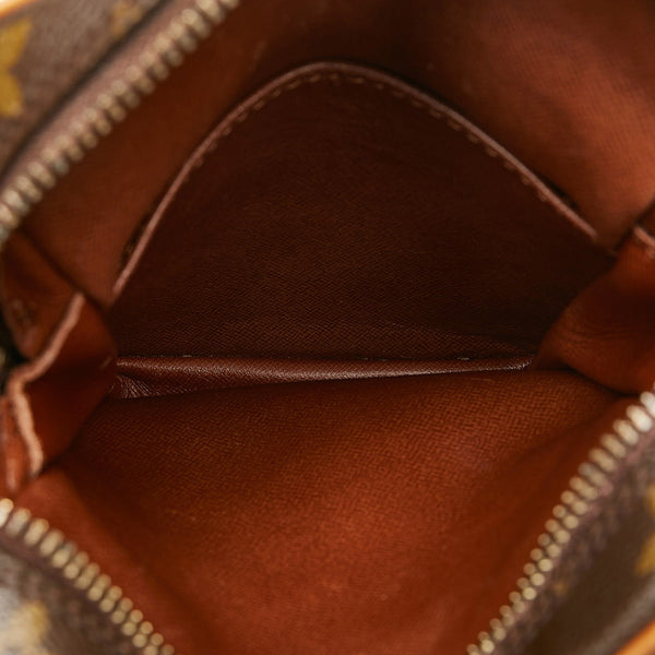ルイ ヴィトン モノグラム ダヌーブ 斜め掛け ショルダーバッグ  M45266 ブラウン PVC レザー レディース LOUIS VUITTON 【中古】