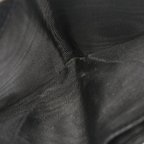 グッチ GGマーモント ダブルG 二つ折り財布 コンパクトウォレット 428725 ブラック レザー レディース GUCCI 【中古】