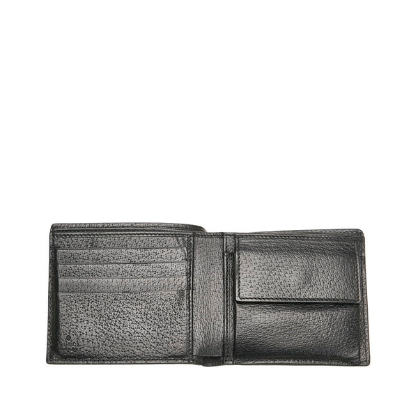 グッチ GGマーモント ダブルG 二つ折り財布 コンパクトウォレット 428725 ブラック レザー レディース GUCCI 【中古】