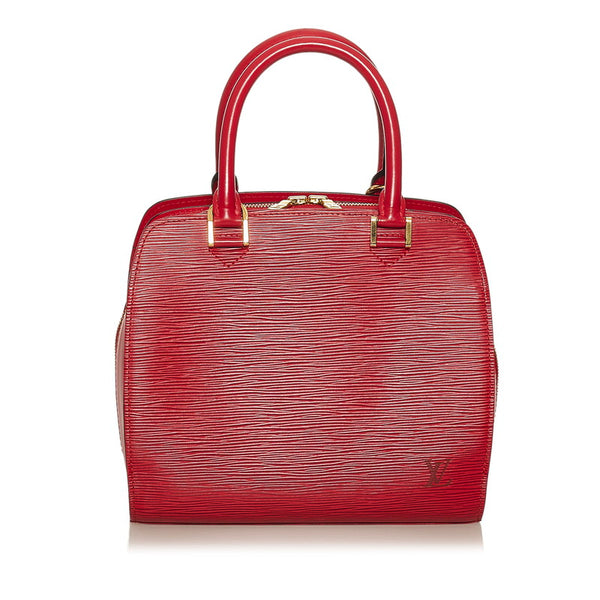 ルイ ヴィトン エピ ポンヌフ M52057 レッド レザー ハンドバッグ レディース LOUIS VUITTON 【中古】