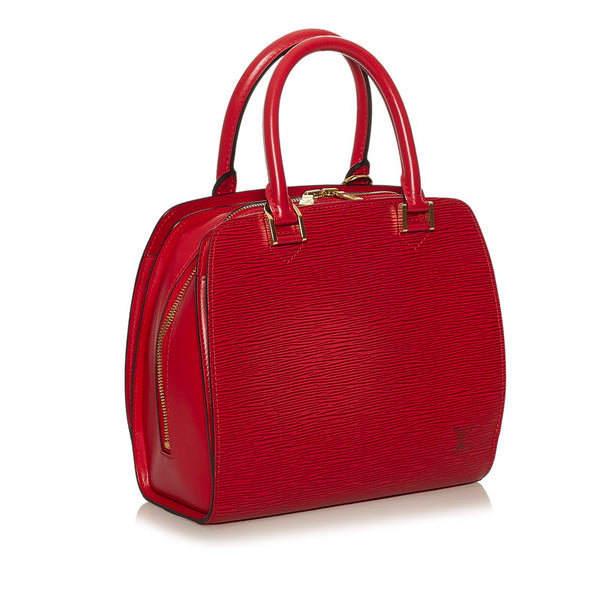 ルイ ヴィトン エピ ポンヌフ M52057 レッド レザー ハンドバッグ レディース LOUIS VUITTON 【中古】