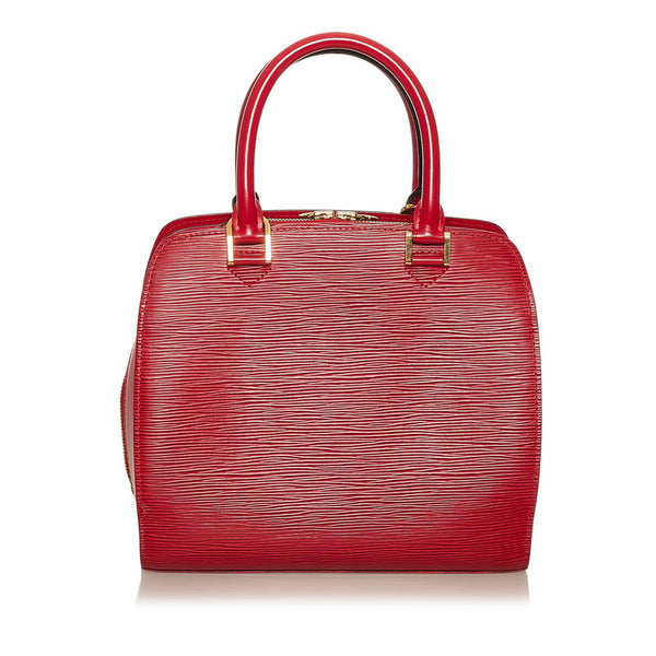 ルイ ヴィトン エピ ポンヌフ M52057 レッド レザー ハンドバッグ レディース LOUIS VUITTON 【中古】