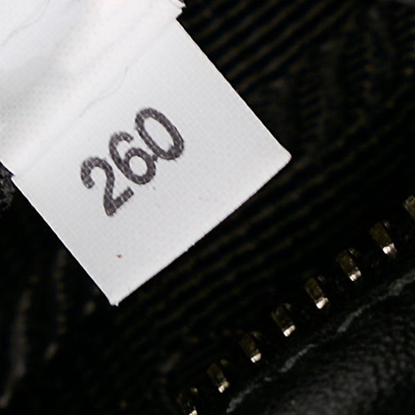 プラダ ダイアグラム クロスボディバッグ チェーンショルダーバッグ 1BH083 ブラック レザー レディース PRADA 【中古】