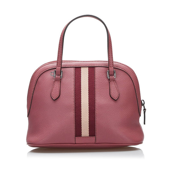 グッチ シェリーライン ハンドバッグ ショルダーバッグ 2WAY 341504 ピンク レザー レディース GUCCI 【中古】