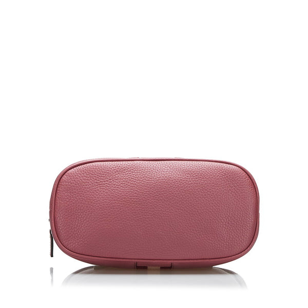 グッチ シェリーライン ハンドバッグ ショルダーバッグ 2WAY 341504 ピンク レザー レディース GUCCI 【中古】