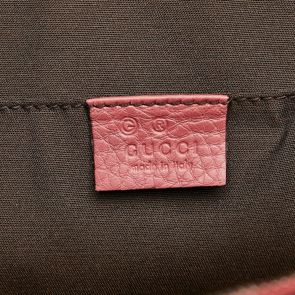 グッチ シェリーライン ハンドバッグ ショルダーバッグ 2WAY 341504 ピンク レザー レディース GUCCI 【中古】