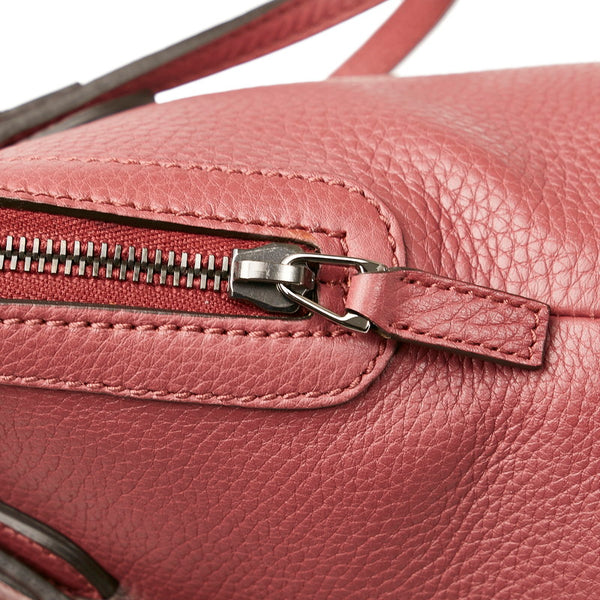 グッチ シェリーライン ハンドバッグ ショルダーバッグ 2WAY 341504 ピンク レザー レディース GUCCI 【中古】