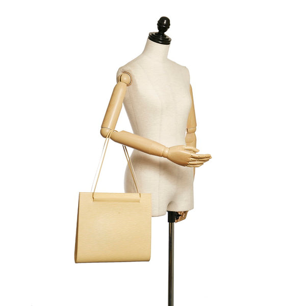 ルイ ヴィトン エピ サントロペ ショルダーバッグ M5246A ヴァニラ イエロー レザー レディース LOUIS VUITTON 【中古】