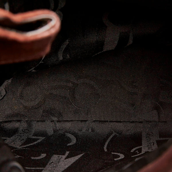 サルヴァトーレフェラガモ ヴァラ ショルダーバッグ BA217644 ブラウン レザー レディース Salvatore Ferragamo 【中古】