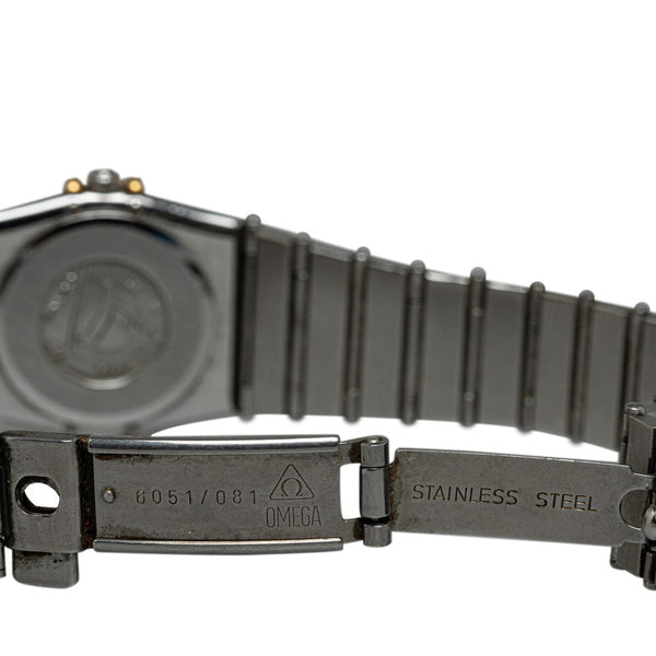 オメガ コンステレーション 腕時計 1372.10 クオーツ ゴールド文字盤 ステンレススチール K18YG イエローゴールド レディース OMEGA 【中古】