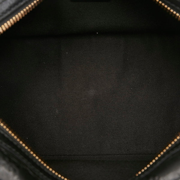 グッチ グッチシマ ホースビット バンブー ハンドバッグ 159399 ブラック レザー レディース GUCCI 【中古】