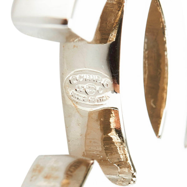 シャネル ココマーク フェイクパール チャーム シルバー メタル レディース CHANEL 【中古】