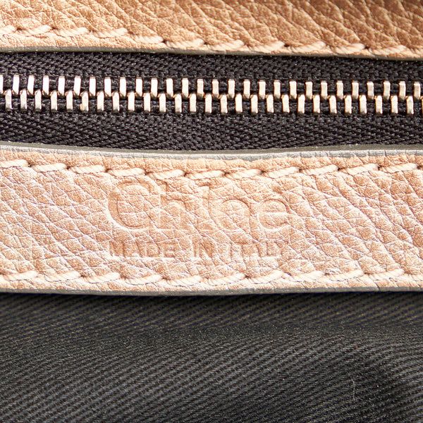 クロエ パディントン ハンドバッグ ブラウン レザー レディース Chloe 【中古】