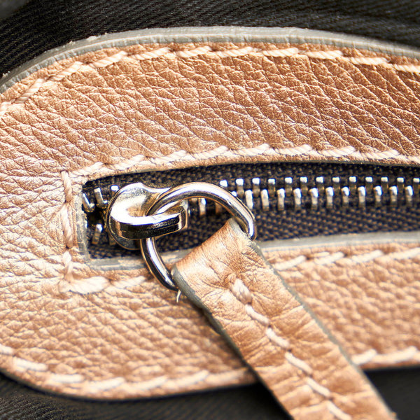 クロエ パディントン ハンドバッグ ブラウン レザー レディース Chloe 【中古】