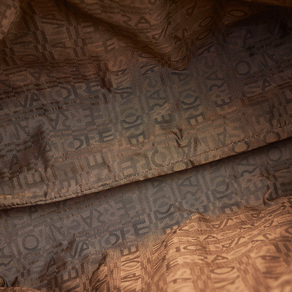 サルヴァトーレフェラガモ ガンチーニ ハンドバッグ トートバッグ DH-21 7882 レッド  レザー レディース Salvatore Ferragamo 【中古】