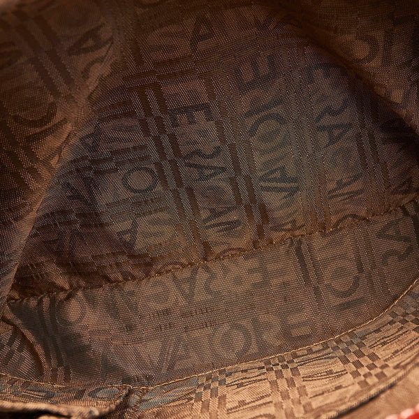 サルヴァトーレフェラガモ ガンチーニ ハンドバッグ トートバッグ DH-21 7882 レッド  レザー レディース Salvatore Ferragamo 【中古】