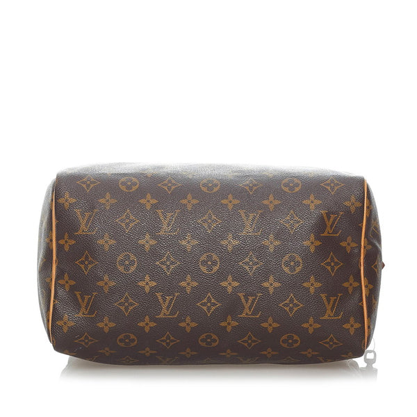 ルイ ヴィトン モノグラム スピーディー30 ハンドバッグ ボストンバッグ M41526 ブラウン PVC レザー レディース LOUIS VUITTON 【中古】