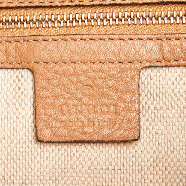 グッチ フローラ トートバッグ 358470 ベージュ マルチ キャンバス レザー レディース GUCCI 【中古】