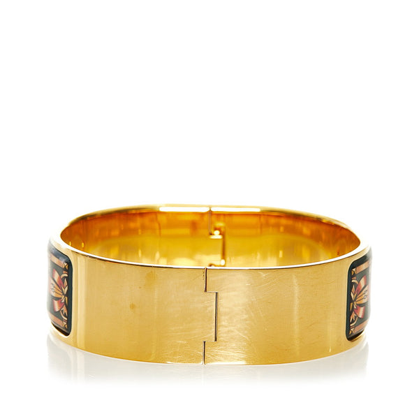 エルメス エマイユGM バングル ゴールド メッキ レディース HERMES 【中古】