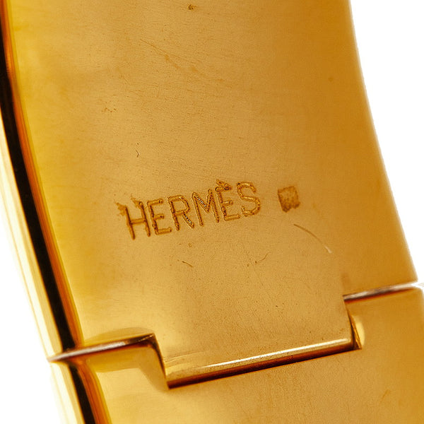 エルメス エマイユGM バングル ゴールド メッキ レディース HERMES 【中古】