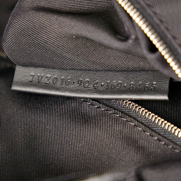 フェンディ カールラガーフェルド リュック バックパック 7VZ016 ブラック ナイロン レザー メンズ FENDI 【中古】
