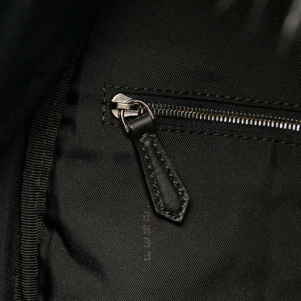 フェンディ カールラガーフェルド リュック バックパック 7VZ016 ブラック ナイロン レザー メンズ FENDI 【中古】
