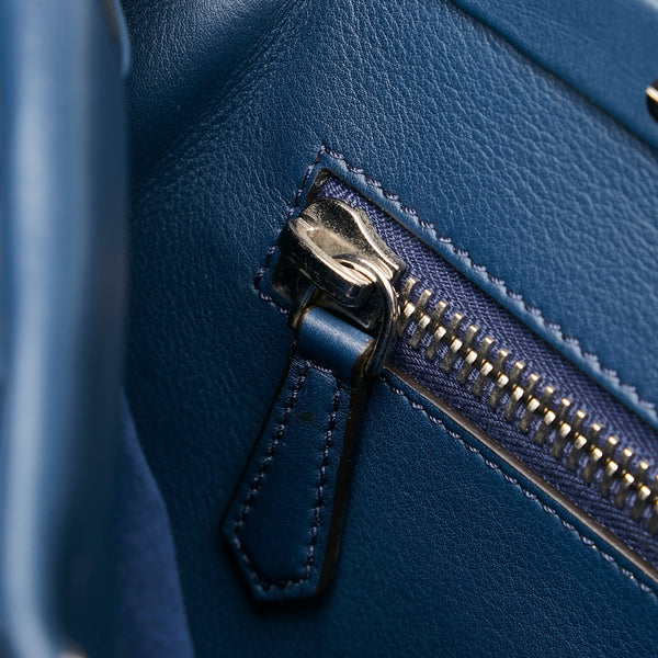 フェンディ ピーカブー スタッズ ハンドバッグ ショルダーバッグ 2WAY 8BN290 ネイビー レザー レディース FENDI 【中古】