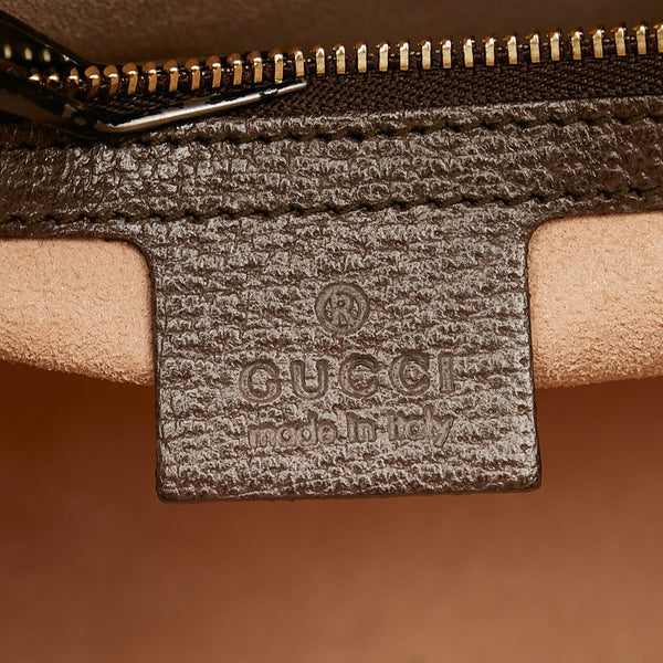 グッチ GGスプリーム シェリーライン オフィディア ハンドバッグ ショルダーバッグ 2WAY 524537 ブラウン キャンバス レザー レディース GUCCI 【中古】