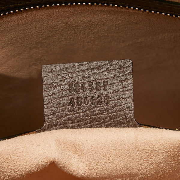 グッチ GGスプリーム シェリーライン オフィディア ハンドバッグ ショルダーバッグ 2WAY 524537 ブラウン キャンバス レザー レディース GUCCI 【中古】