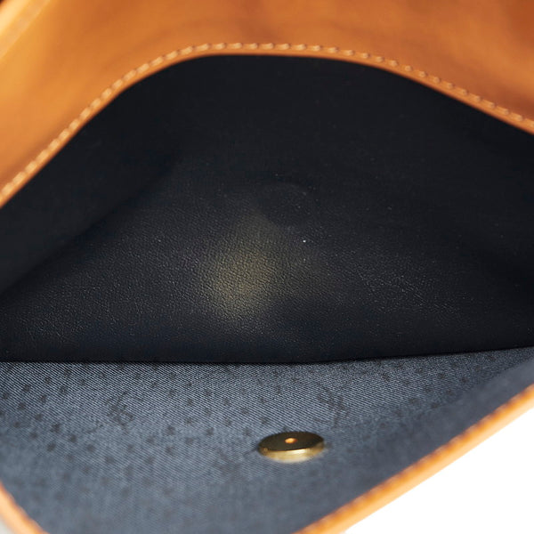 サンローラン 斜め掛け ショルダーバッグ  ブラウン ブラック PVC レザー レディース SAINT LAURENT 【中古】