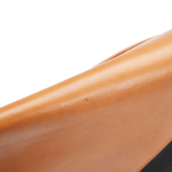 サンローラン 斜め掛け ショルダーバッグ  ブラウン ブラック PVC レザー レディース SAINT LAURENT 【中古】