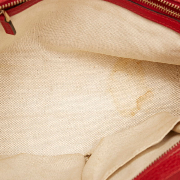 グッチ スウィング ハンドバッグ ショルダーバッグ 2WAY 368827 レッド レザー レディース GUCCI 【中古】