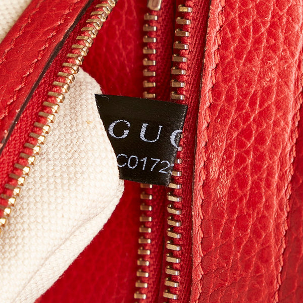 グッチ スウィング ハンドバッグ ショルダーバッグ 2WAY 368827 レッド レザー レディース GUCCI 【中古】