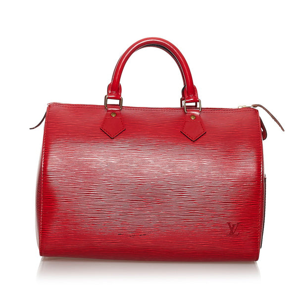 ルイ ヴィトン エピ スピーディ 30 ボストンバッグ M43007 カスティリアンレッド レザー レディース LOUIS VUITTON 【中古】