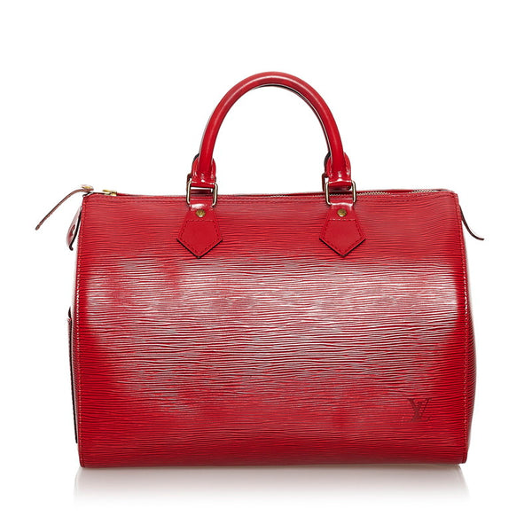 ルイ ヴィトン エピ スピーディ 30 ボストンバッグ M43007 カスティリアンレッド レザー レディース LOUIS VUITTON 【中古】