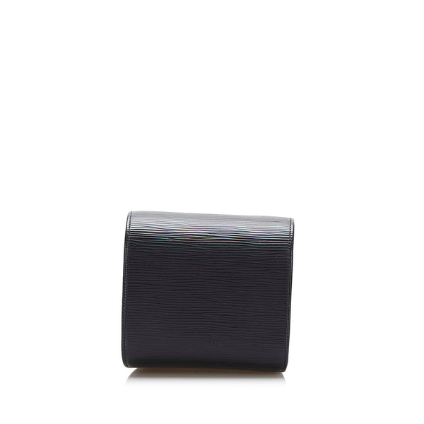 ルイ ヴィトン エピ ミニュイ 斜め掛け ショルダーバック M52392 ノワール ブラック レザー レディース LOUIS VUITTON 【中古】