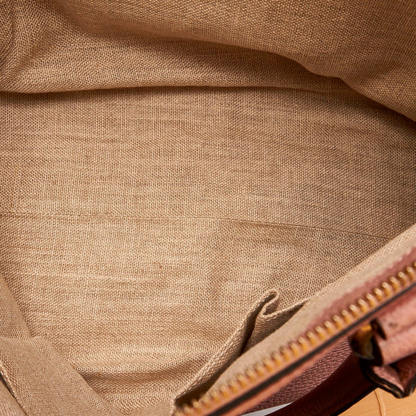 グッチ ダブルG ハンドバッグ ショルダーバッグ2way 449651 ライトピンク レザー レディース GUCCI 【中古】