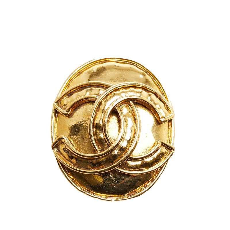 シャネル ココマーク ピンブローチ ゴールド メッキ レディース CHANEL 【中古】