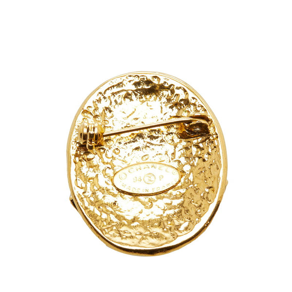 シャネル ココマーク ピンブローチ ゴールド メッキ レディース CHANEL 【中古】