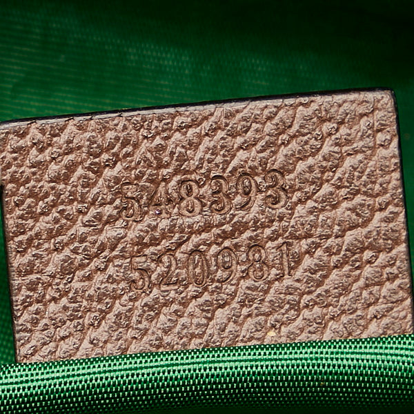 グッチ GGスプリーム コスメティックケース ポーチ 548393 ブラウン PVC レザー レディース GUCCI 【中古】