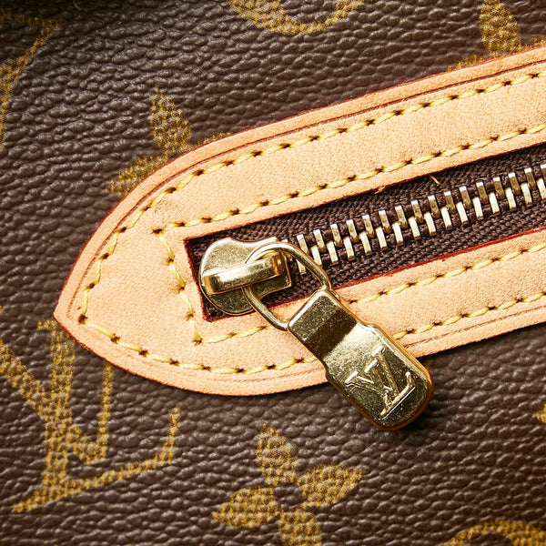 ルイ ヴィトン モノグラム サックショッピング トートバッグ ショルダーバッグ M51108 ブラウン PVC レザー レディース LOUIS VUITTON 【中古】