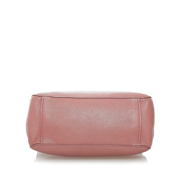 ミュウミュウ マドラス ハンドバッグ ショルダーバッグ 2WAY ピンク レザー レディース MIUMIU 【中古】