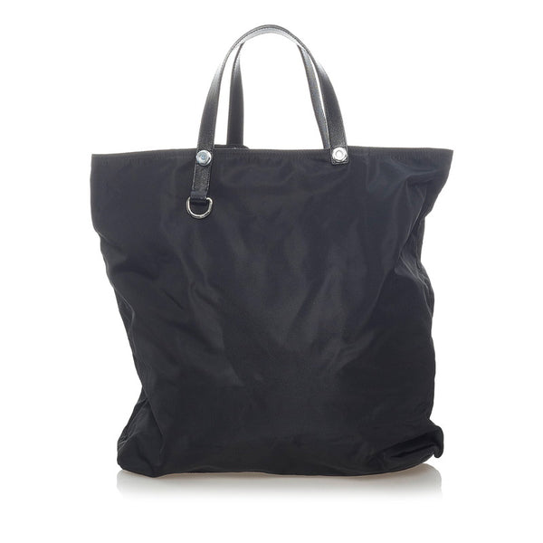 プラダ トートバッグ ブラック ナイロン レディース PRADA 【中古】