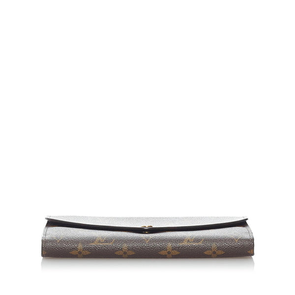ルイ ヴィトン モノグラム ポルトフォイユ サラ 長財布 M60531 ブラウン PVC レディース LOUIS VUITTON 【中古】